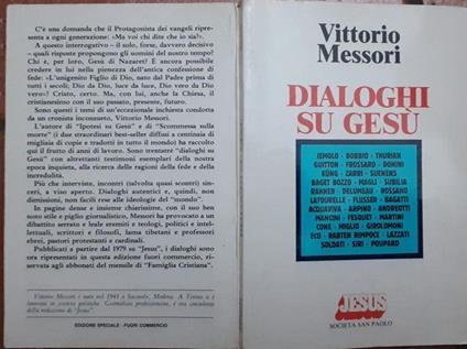 Dialoghi su Gesu' - Vittorio Messori - copertina