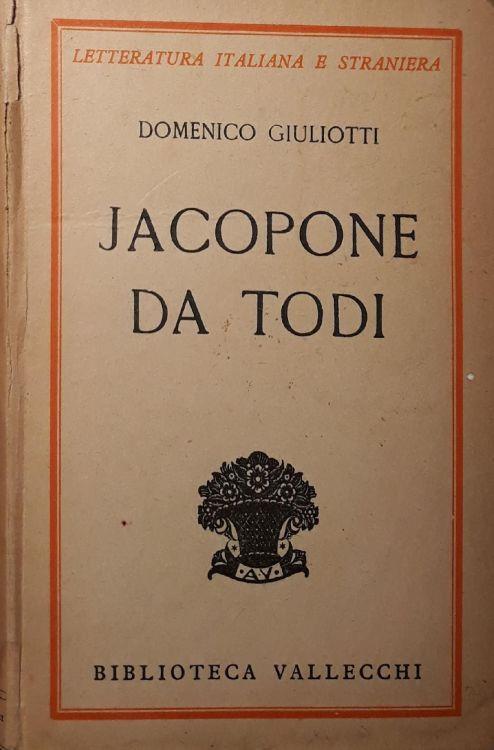 Jascopone da Todi - Domenico Giuliotti - copertina