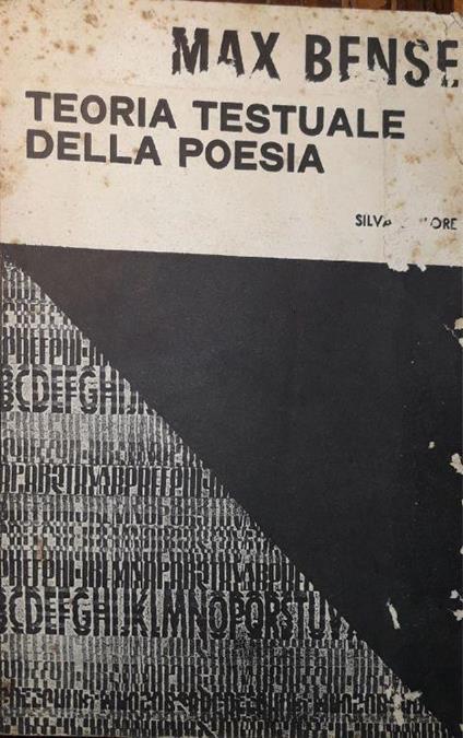 Teoria testuale della poesia - Max Bense - copertina