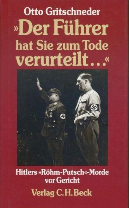 Der Führer hat Sie zum Tode verurteilt - copertina