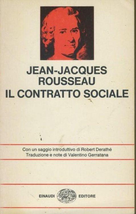 Il contratto sociale - Jean-Jacques Waltz - copertina