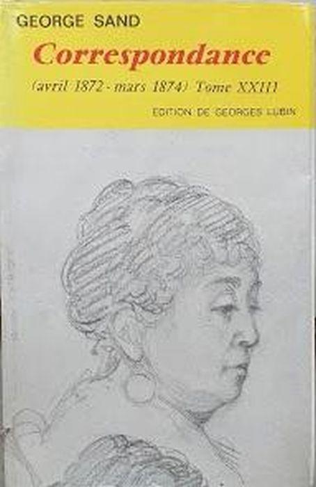 Correspondance De Georges Sand. Tome 23, Avril 1872-Mars 1874 - George Sand - copertina