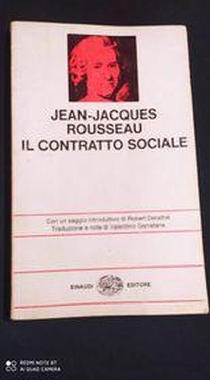 Il contratto sociale - Jean-Jacques Waltz - copertina