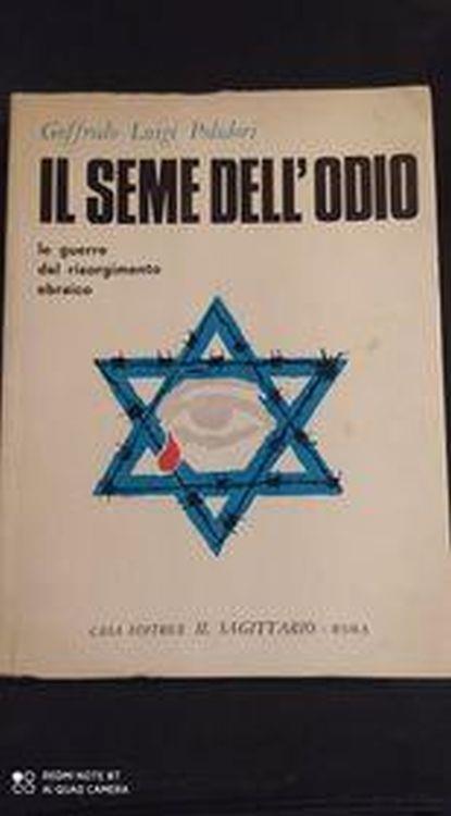 Il seme dell'odio - Goffredo Luigi Polidori - copertina