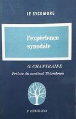 L' experience synodale : l'exemple de 1987