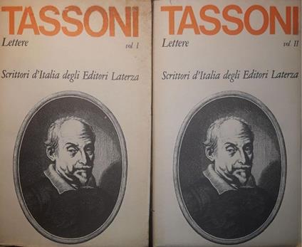 Lettere: Vol. I p.450, Vol. II p.610 - Alessandro Tassoni - copertina