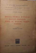 Della storia d'Italia dalle origini fino ai nostri tempi - sommario