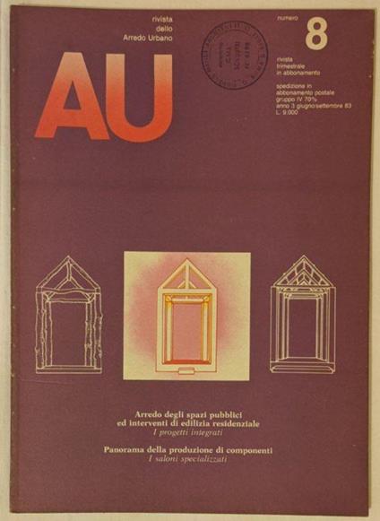 AU: Arredo Urbano (8) - copertina