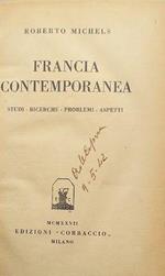 Francia contemporanea. studi - ricerche - problemi - aspetti