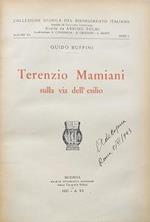 Terenzio Mamiani sulla via dell'esilio