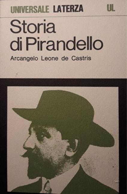 Storia di Pirandello - Arcangelo Leone De Castris - copertina