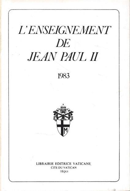 L' insegnement de Jean-Paul II - copertina