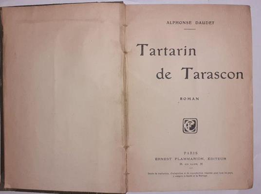 Tartarin de Tarascon - Alphonse Daudet - copertina