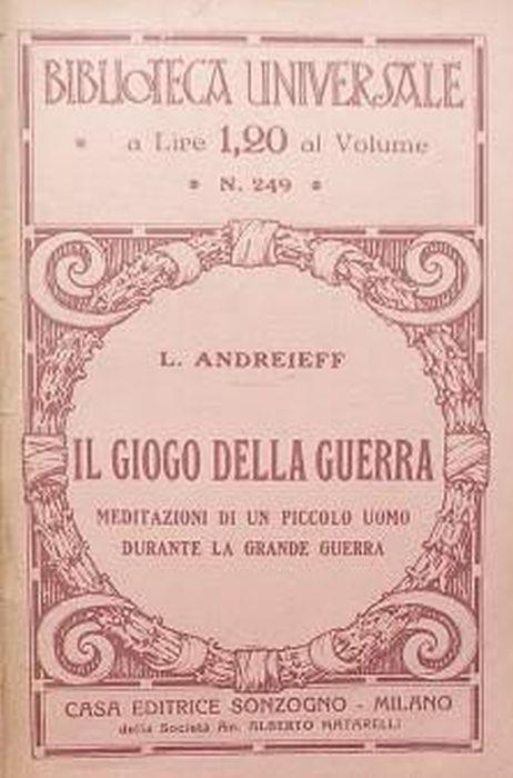 Il gioco della guerra. Meditazioni di un piccolo uomo durante la grande guerra - Leonid Andreev - copertina