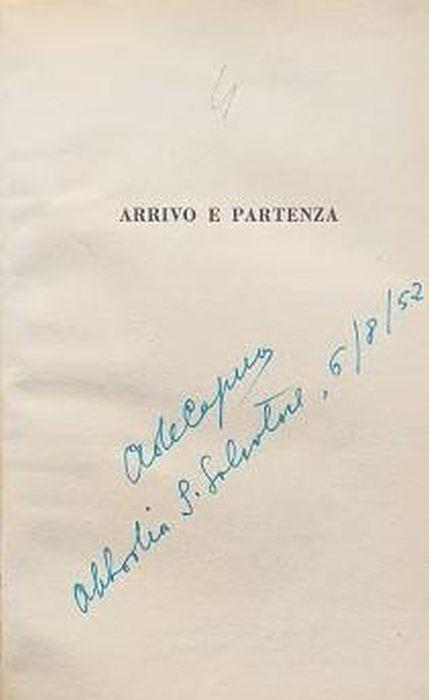 Arrivo e partenza - Arthur Koestler - copertina