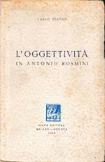 L' oggettività in Antonio Rosmini