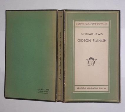 Gideon Planish - Lewis Sinclair - copertina