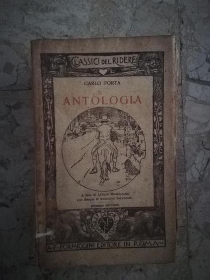 Antologia - Carlo Porta - copertina