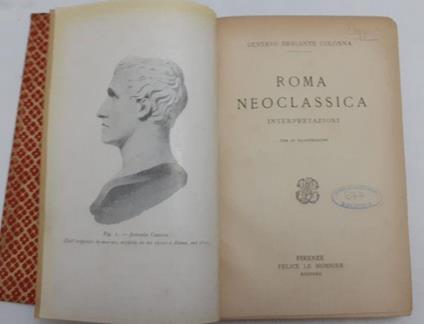 Roma Neoclassica - Gustavo Brigante Colonna - copertina