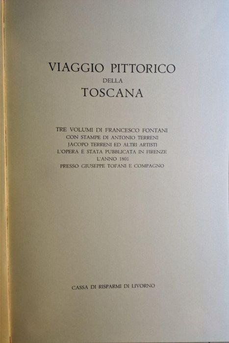 Viaggio pittorico della Toscana - Francesco Fontani - copertina