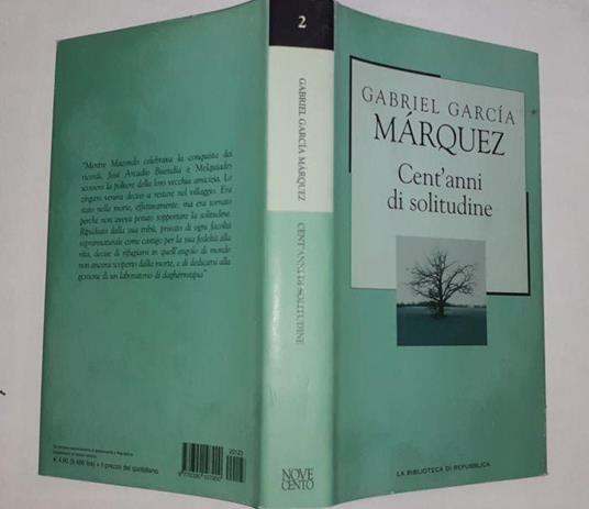 Cent'anni di solitudine - Gabriel García Márquez - copertina