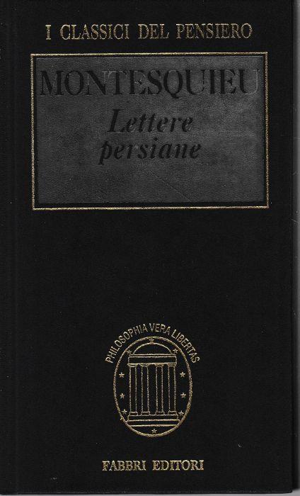 Lettere persiane - Charles L. de Montesquieu - copertina