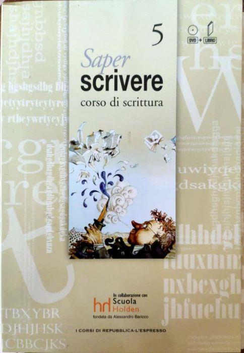 Saper scrivere, corso di scrittura Vol 5+DVD - copertina