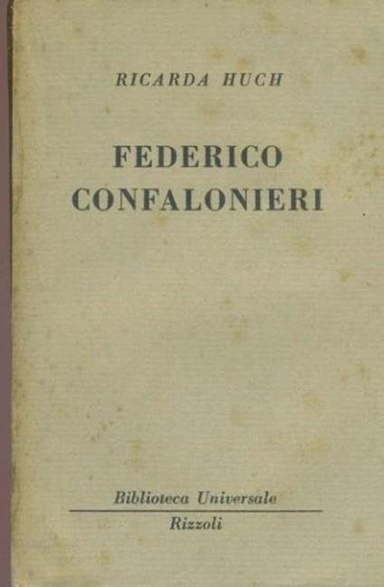 Federico Confalonieri - Ricarda Huch - copertina