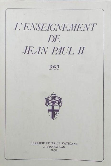 L' enseignement de Jean Paul II - 1983 - Giovanni Paolo II - copertina