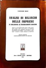 Analisi di bilancio delle imprese in relazione ai finanziamenti bancari