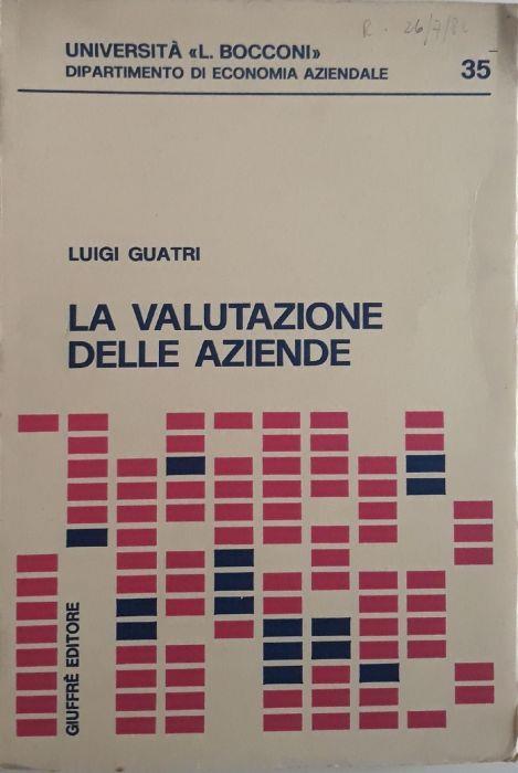 La valutazione delle aziende - Luigi Guatri - copertina