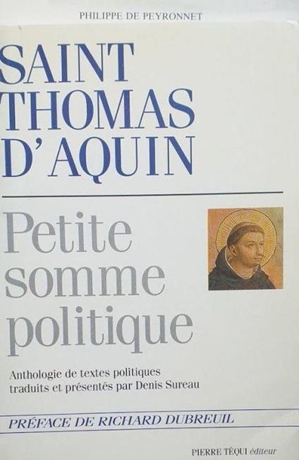 Petite somme politique - copertina