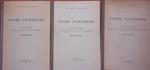 Opere giuridiche. Edizione nazionale. Vol. I - Monografie e corso universitario sui diritti reali. Vol. II - Teoria generale. Scritti varii. Successioni. Obbligazioni. Vol. III - Monografie. Saggi varii. Corsi universitari sui contratti speciali