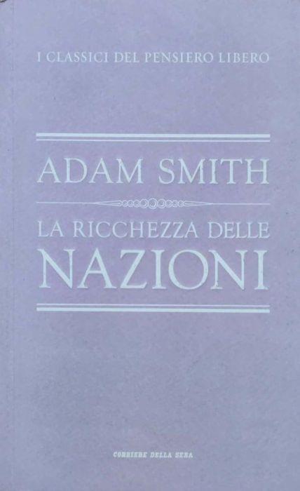 La ricchezza delle nazioni - Adam Smith - copertina