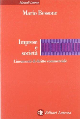 Imprese e società. Lineamenti di diritto commerciale - Mario Bessone - copertina