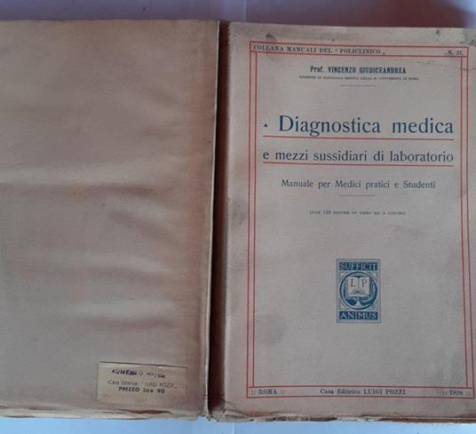 Diagnostica medica e mezzi sussidiari di laboratorio - copertina