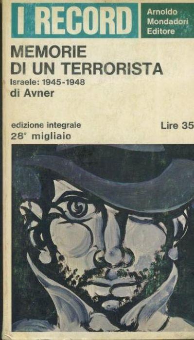 Memorie di un terrorista - Avner - copertina