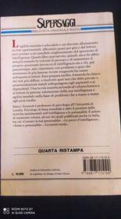 Q.I nuovi test d'intelligenza - Hans J. Eysenck - copertina