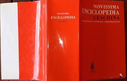 Novissima enciclopedia Ceschina Dizionario storico geografico - A. N. Fabian - copertina