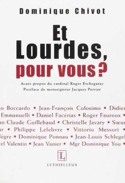 Et Lourdes, pour vous ? - copertina