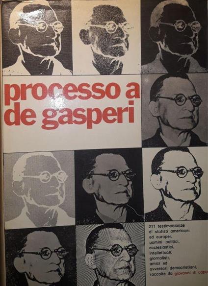 Processo a De Gasperi - Giovanni Di Capua - copertina