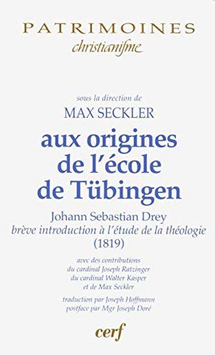 Aux origines de l'école catholique de Tübingen : Brève introduction à l'étude de la théologie (1819) - copertina