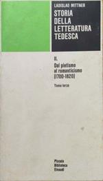 Storia della letteratura tedesca. Dal pietismo al romanticismo (1700-1820) Vol. 2