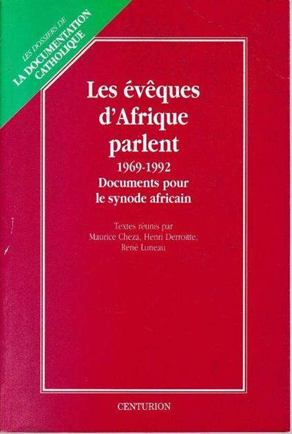 Les évêques d'Afrique parlent, 1969-1991 - copertina