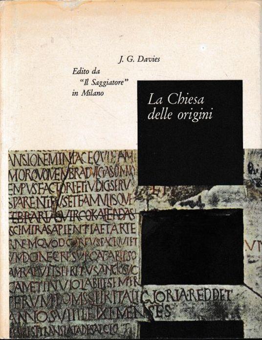 La Chiesa delle origini - J. G. Davies - copertina