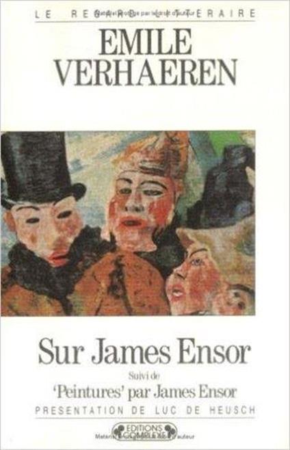 Sur James Ensor - Emile Verhaeren - copertina