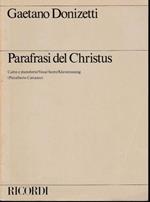 Parafrasi del Christus canto e pianoforte (Pieralberto Cattaneo)