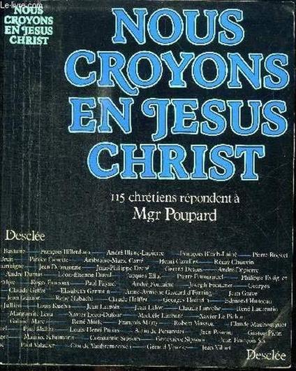 Nous croyons en Jésus-Christ - copertina