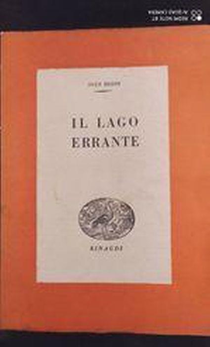 Il lago errante - Sven Hedin - copertina