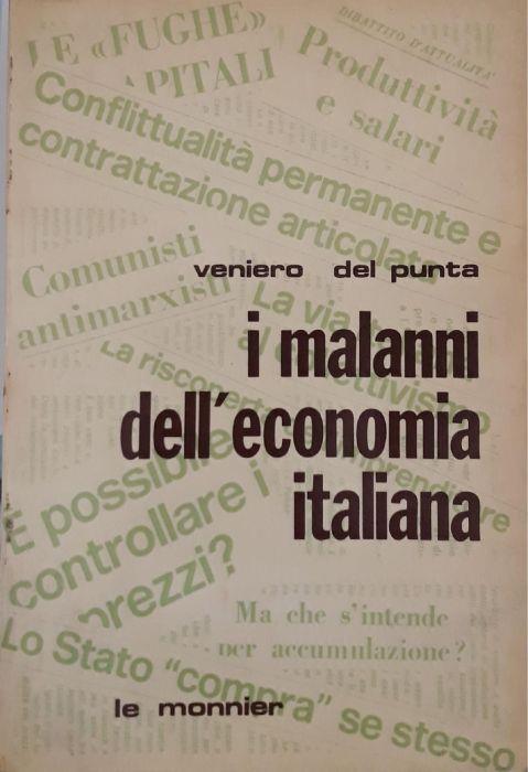 I malanni dell'economia italiana - Veniero Del Punta - copertina